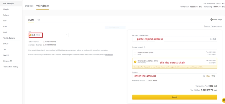 enter details